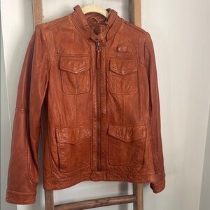 Lucky Brand 100% Leather Jacket
